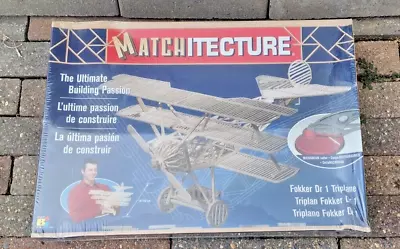 BJ Toys Matchitecture Fokker Dr 1 Triplane Model #6610 - New • $20