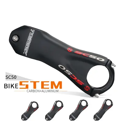 Carbon Stem 10 Degree Mountain Bike Stem 31.8mm Handlebar Stems 80/90/100/110mm • $43.10