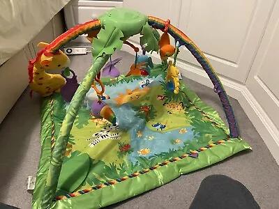 Fisher Price Rainforest Baby Gym Playmat Play Mat • £17.99