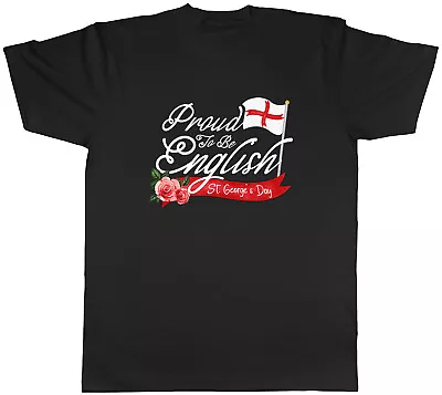 £10.95 • Buy Proud To Be English St George's Day Mens Unisex T-Shirt Tee Gift