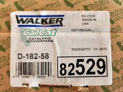 WALKER EXHAUST 82529 - CalCat CARB Universal Catalytic Converter • $365.35