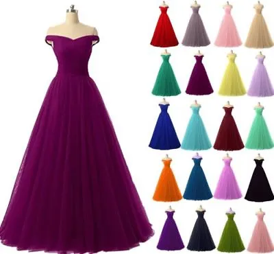 New Formal Long Evening Ball Gown Party Prom Bridesmaid Dress Stock Size 6-30 • £58.79