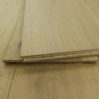 £0.99 • Buy £27 Sqm Engineered Light Oak Invisible Brushed Wooden Floor 10 X 125 (mm) SAMPLE