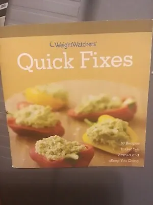 $7.99 • Buy Weight Watchers Quick Fixes Recipes (50 Recipes) To Get You Started Booklet 
