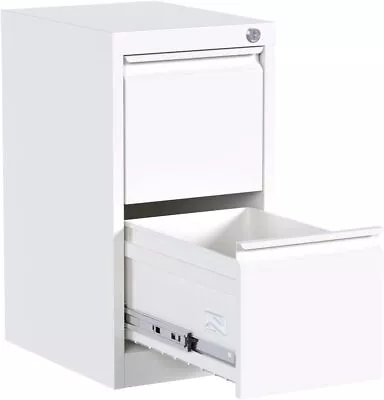 Metal Lateral File Cabinets 2/3 Drawer Garage Storage Filing Cabinets W/ Lock US • $134.99