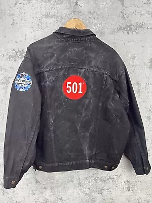 Vintage 1996 MTV VIDEO MUSIC AWARDS VMA Levi’s 501 Cast Crew Jacket Large Tupac • $4999