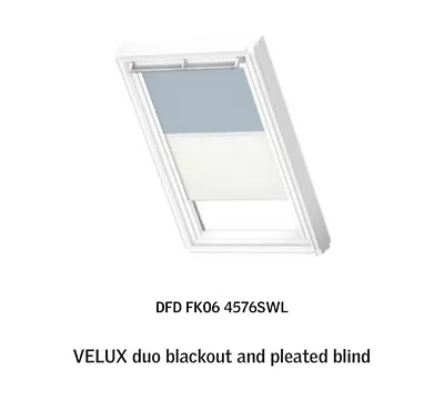 Velux Duo Blackout And Pleated Blind GGU FK06 • £115