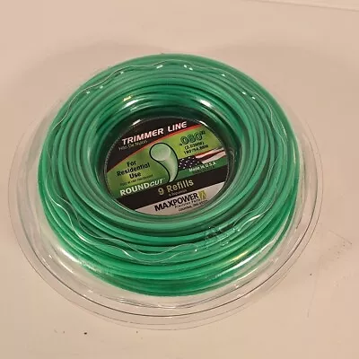 Maxpower 333280 Premium Trimmer Line .080-Inch Trimmer Line 180' 9 Refills • $7.88