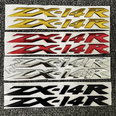 Motorcycle Fuel Tank Emblem Decals Bike Body Badge Stickers For ZX-14R Kawasaki • $11.52