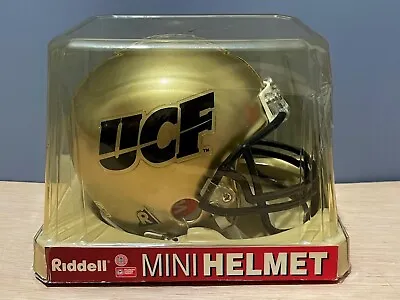 New! CENTRAL FLORIDA UCF KNIGHTS Riddell Authentic NCAA Mini Football Helmet • $34.99