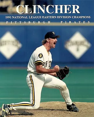 Doug Drabeck Pirates 8x10 Clincing 1991 Eastern Div Champs At 3-rivers • $8.50