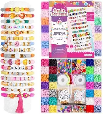 £9.88 • Buy 6550Pcs Polymer Clay Beads For Jewellery Making Kit Clay Beads Kit 28 Colors