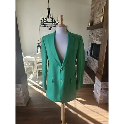 Vintage Lily Pulitzer Mens Stuff Suit Jacket Green Size 42 • $175