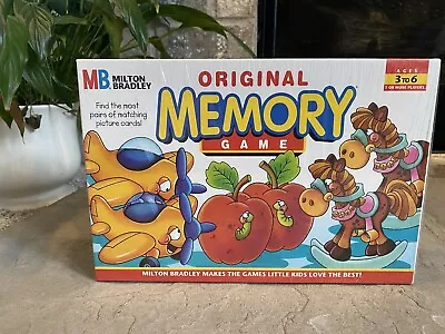 Original MEMORY GAME Vintage 1996 Milton Bradley Hasbro BRAND NEW SEALED!! • $27.95