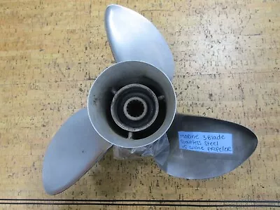 *OEM* 0830 Marine 3 Blade Stainless Steel 15 Spline Prop • $65