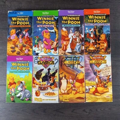 New Adventures Of Winnie The Pooh & Mini Classics VHS Tape Lot • $19.95