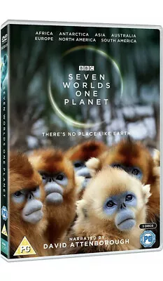 Bbc - Seven Worlds One Planet (david Attenborough) (dvd 2019) Brand New • £3.40