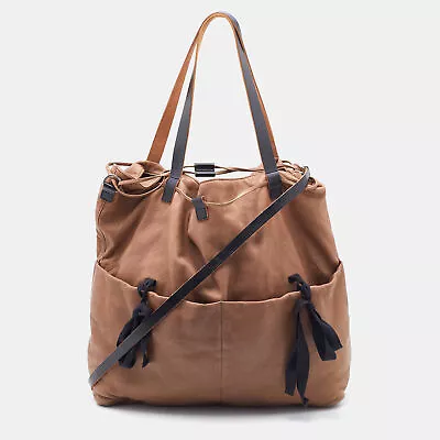 Marni Brown Leather Tote • $141.75