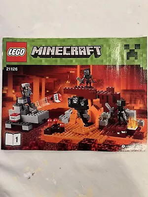 LEGO Minecraft: The Wither (21126) Used 100% Complete Excellent - Retired • $54.99