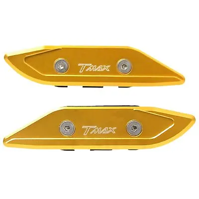 MF2591 - Caps Covers Mirrors Gold CNC Yamaha Tmax 530 560 From 2012 A 2021 • $114.71