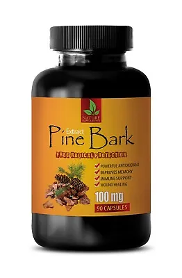 For High Blood Pressure - PINE BARK EXTRACT - Brain Supplement 1 BOTTLE • $19.68