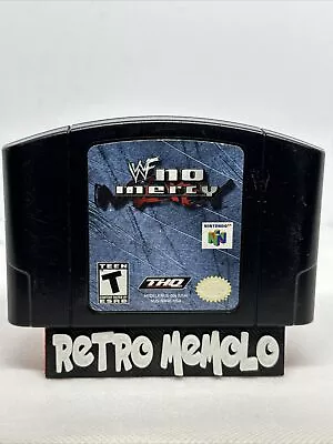 WWF No Mercy (Nintendo 64 2000) Authentic And Tested N64 Free Same Day Ship • $33.99