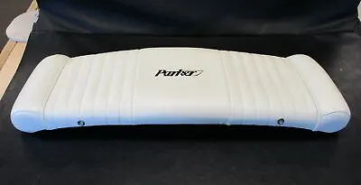 Parker 38   X 14  Vinyl White Backrest Seat Cushion Boat Marine • $99.95