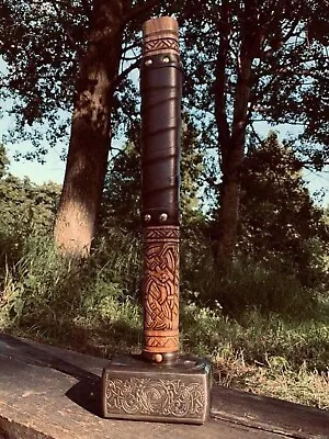 Rare Custom Made Hand Forged Thor's Hammer Viking's GOD Spiritual & Functional • $149