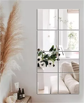 Long Mirror Wall Mounted Full Length Framed Dressing Mirror Bedroom Room Decor • £22.99