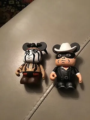 1  Disney Vinylmation Set…....the Lone Ranger And Tonto • $9.02