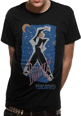 £16.60 • Buy David Bowie Serious Moonlight Tour 1983 Official Tee T-Shirt Mens