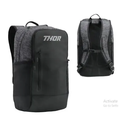 Thor - Slam Lightweight One Size Motocross Gear Backpack - Charcoal/Heather • $49.95