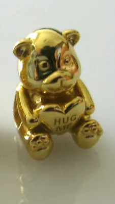 Authentic PANDORA Charm “ SHINE “ Collection Gold Theodore Bear Hug Me 767236 • $66.99