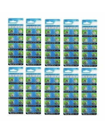 80 X Ag13 Lr44 Sr44 L1154 357 A76 Quality Alkaline Button / Coin Cells Batteries • £4.99