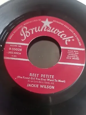 Jackie Wilson Reet Petite Brunswick Usa 1957 .9-55024  Nice Example  • £35