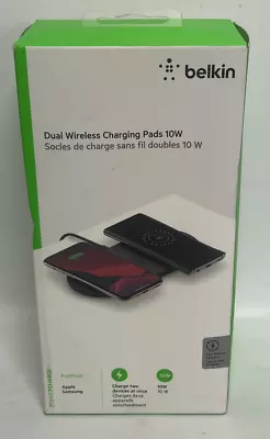 Belkin 10W Qi Dual Wireless Charging Pad - Black WIZ002 • $16.99