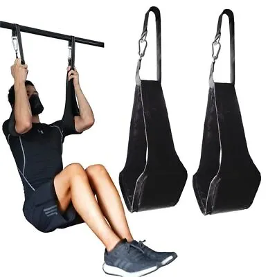 Fitness AB Sling Strap Suspension Rip-Resistant Heavy Duty Pull Up Bar Equipment • $19.99