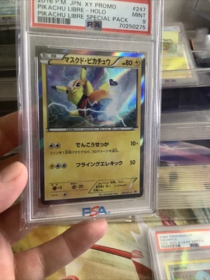 $169 • Buy PSA 9 Pokemon Japanese 2016 Pikachu Libre Holo Promo Special Pack #247 247/XY-P