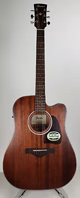 Ibanez AW54CE 6-sting Dreadnought Acoustic-Electric Guitar - Failed Preamp • $132.50