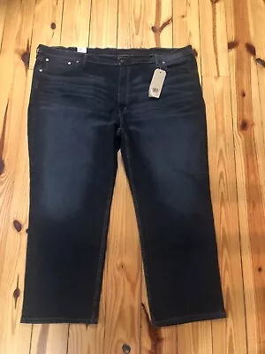 LEVI'S 559 Jeans Sz 54x32 (30) Relaxed Straight Fit Dark Wash B&T Nwt • $28.99