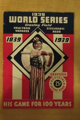 $399.99 • Buy 1939 World Series Program Crosley Field New York Yankees Vs Cincinnati Reds