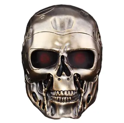 Terminator Resin Full Face Mask Halloween Skull Head Horror Cosplay Mask • $59.39