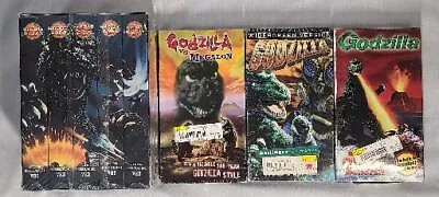 Godzilla 5 Movie Box Set (VHS 1997) Sci-Fi Gigan Megalon 1985 Mothra Sea Monster • $89.25