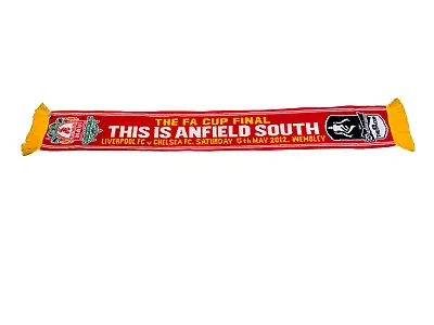 Liverpool Football Scarf - Fa Cup Final 2012 • £3.99