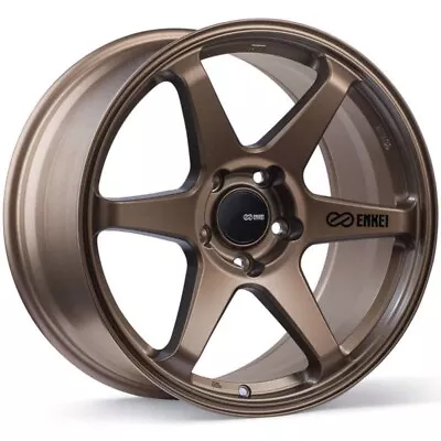 Enkei T6R 17x8 40mm Offset 5x114.3 Bolt Pattern 72.6 Bore Gloss Gunmetal Wheel • $221.99