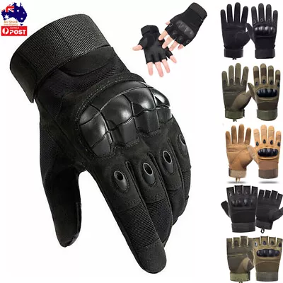 $13.89 • Buy Military Tactical Hard Knuckle Gloves Full Finger/Fingerless Army Combat Hunting