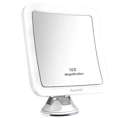 10X LED Magnifying Makeup Mirror With Light Vanity Table Mirror Suction Mirror • £13.99