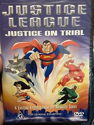 $8.75 • Buy Justice League - Justice On Trial NEW/sealed Region 4 DVD (DC Superhero Series)