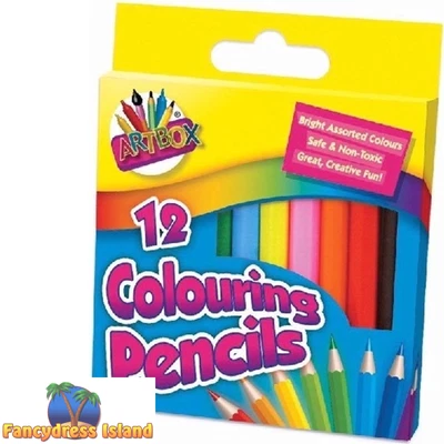 £3.49 • Buy Tallon 12PK Half Size Colour Pencils New School Office Home Gift