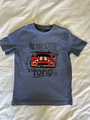 Racing Car T’shirt From Next Reversible Sequins Age 5 Excellent Condition • £1.49